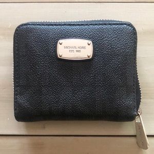 MK black wallet